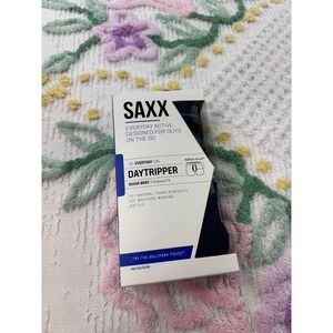Saxx Daytripper Boxer Brief Relaxed Fit Navy Blue XS SXBB11F Mens Underwear